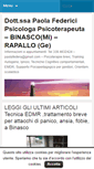 Mobile Screenshot of paolafederici.com